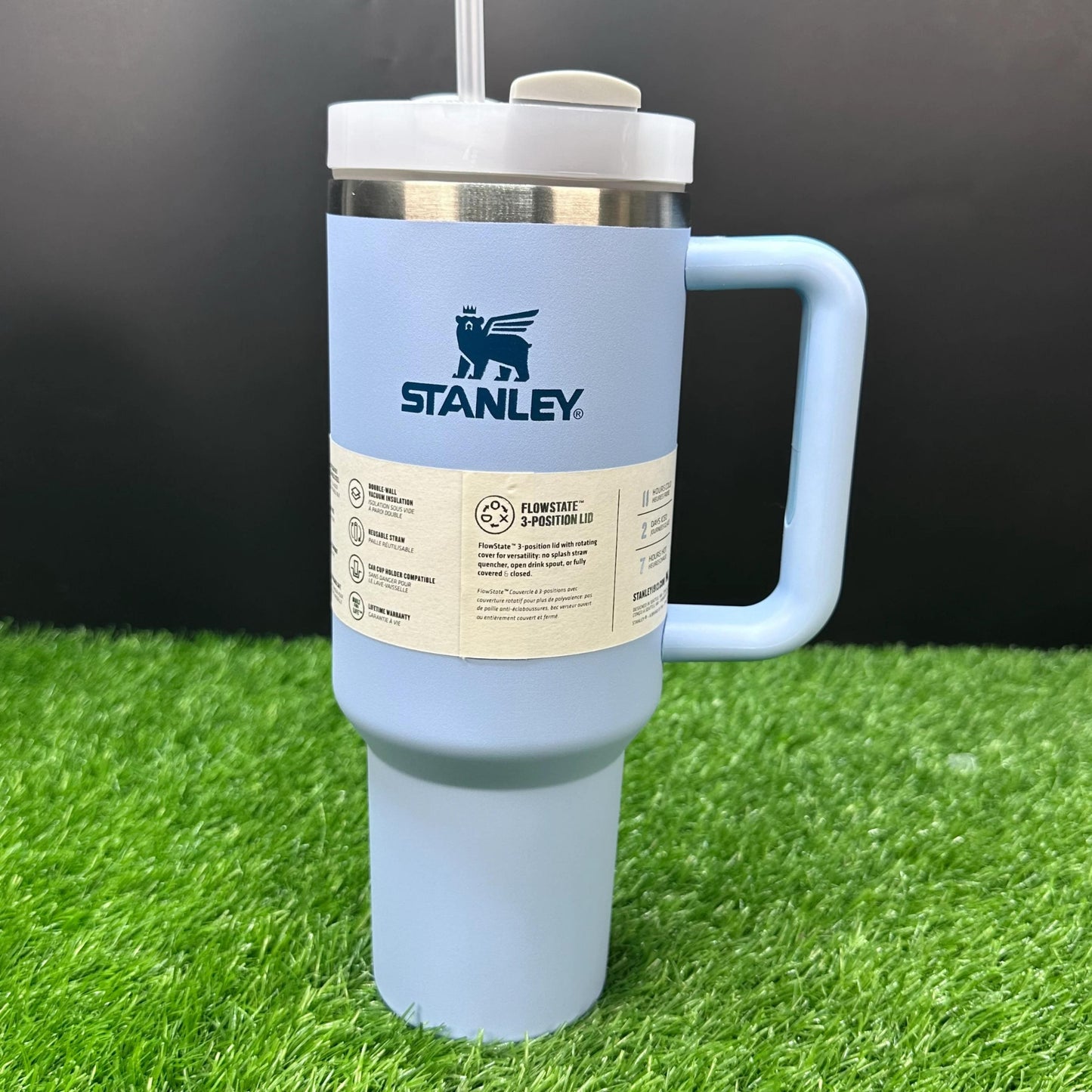 Light Blue Stanley Stainless Steel Insulated Flask| Hot & Cold