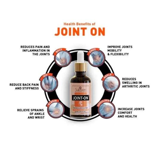 Sukoon Joint-On Essential Oil Blend | Natural Pain Relief for Joints, Knees, and Back