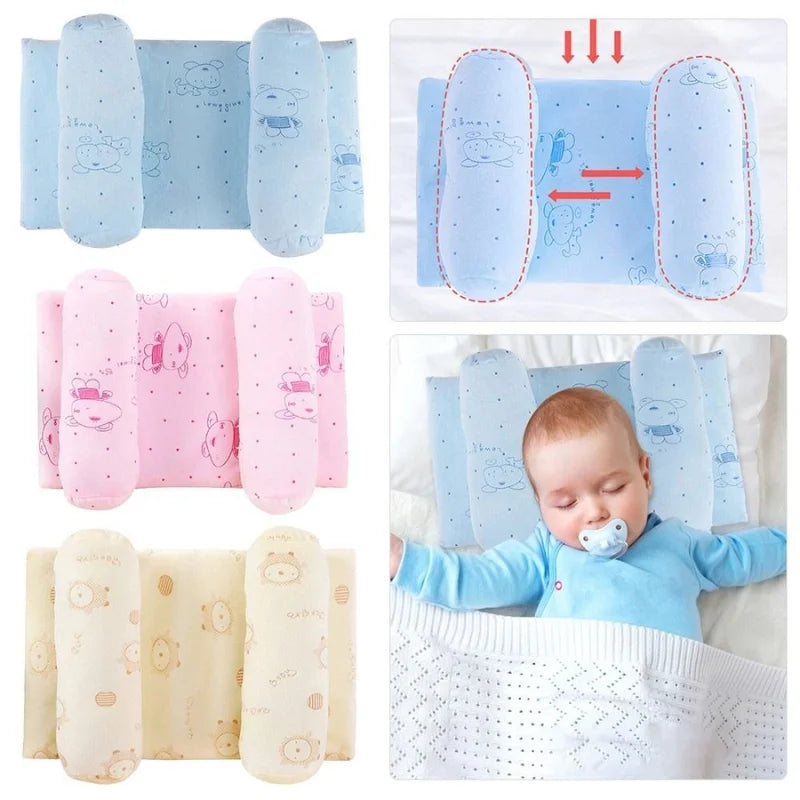 Soft Baby Pillow | Newborn Head Shaping Cushion for Flat Head Prevention