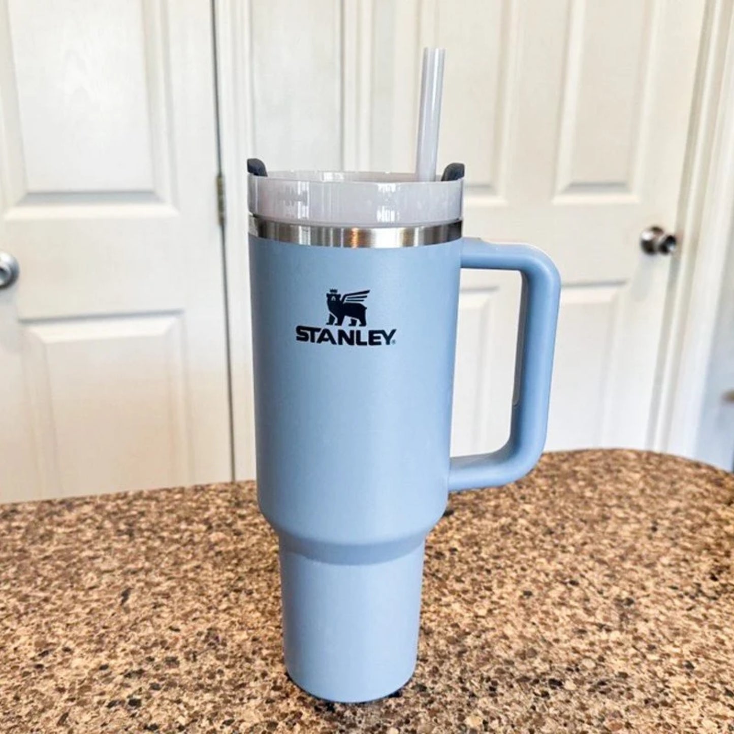 Light Blue Stanley Stainless Steel Insulated Flask| Hot & Cold