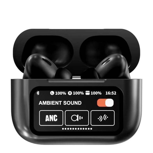 Black A9 Pro ANC Earbuds
