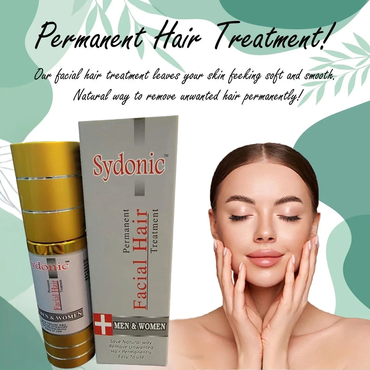 Sydonic Permanent Hair Removal Cream | For Men & Women
