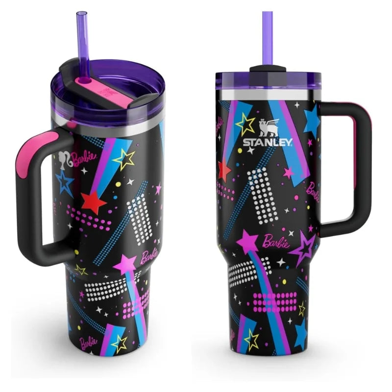 Black Stanley Barbie Tumbler Insulated Flask