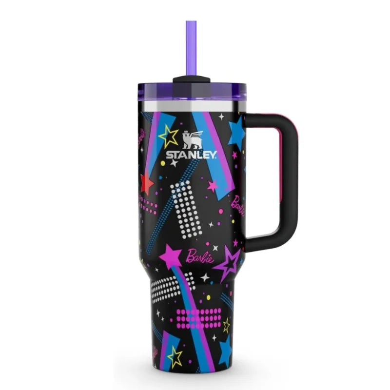 Black Stanley Barbie Tumbler Insulated Flask