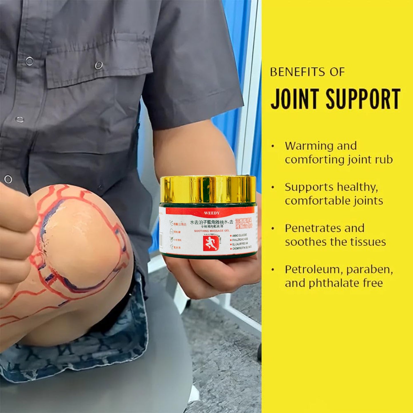 WEEDY Japanese Pain Gel | Rapid Relief