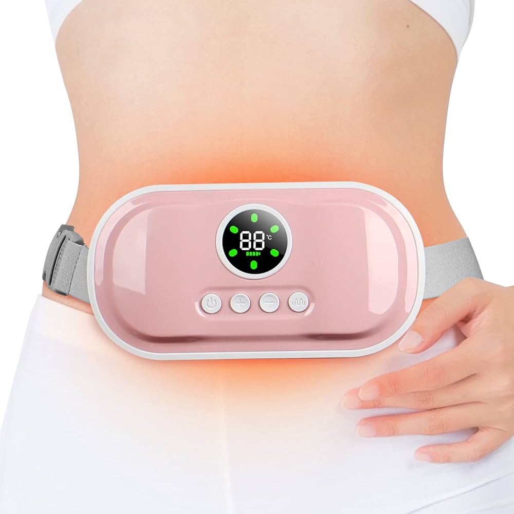 Menstrual Cramps, Period Heating Pad & Vibrating Belt