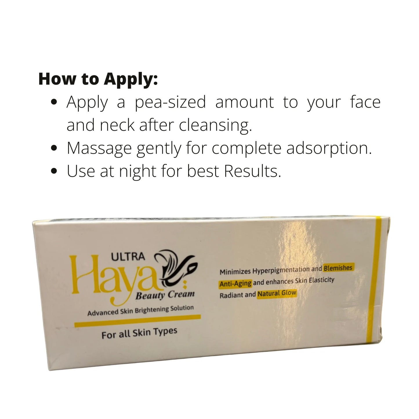 Haya Ultra Beauty Cream | Advanced Skin Brightening Solution