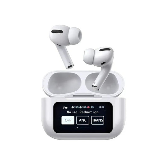 White A9 Pro ANC Earbuds