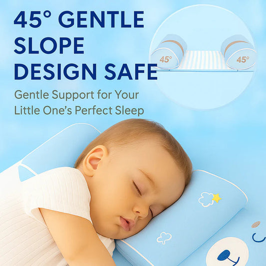 Soft Baby Pillow | Newborn Head Shaping Cushion for Flat Head Prevention