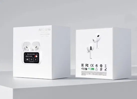White A9 Pro ANC Earbuds