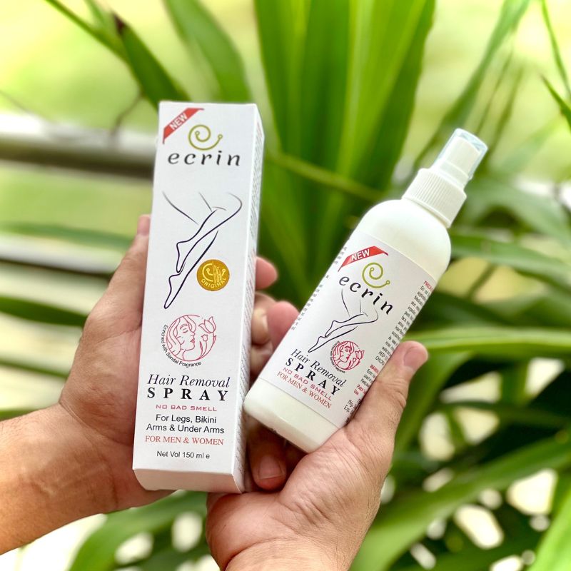 Ecrin Hair Removal Spray for Men & Women | Fast, Gentle Hair Remover