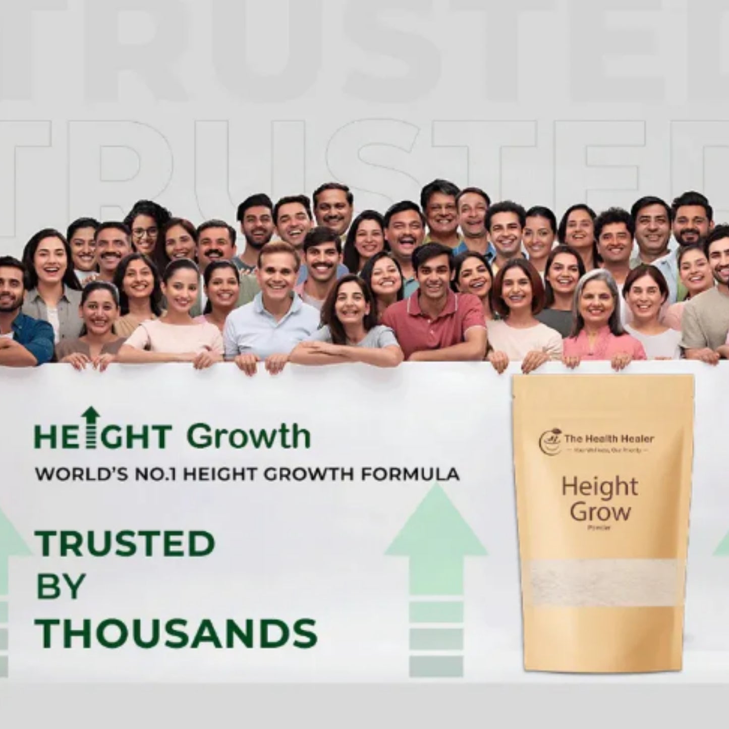 Health Healer Height Growth Powder | Ayurvedic Herbal Supplement